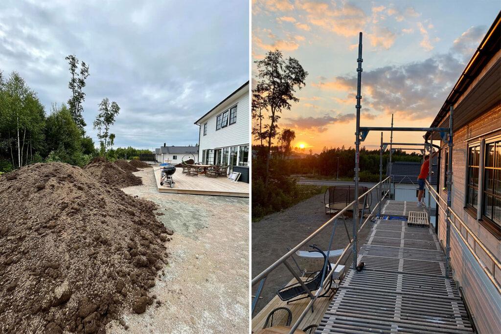 Sandras jord och nybygge